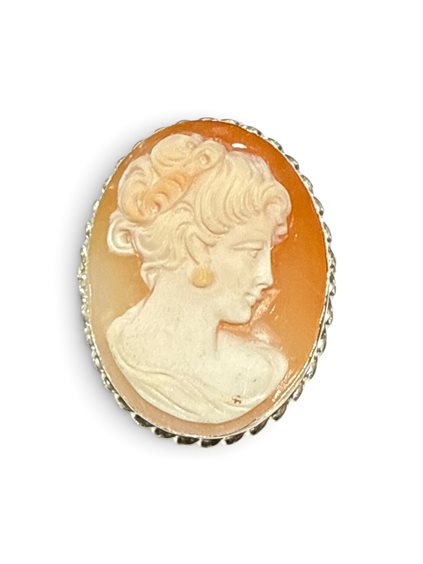 Spilla Mandile 1922 Donna Cammei  in Argento Conchiglia 2MSPCM30.5.26 - 2MSPCM30.5.26